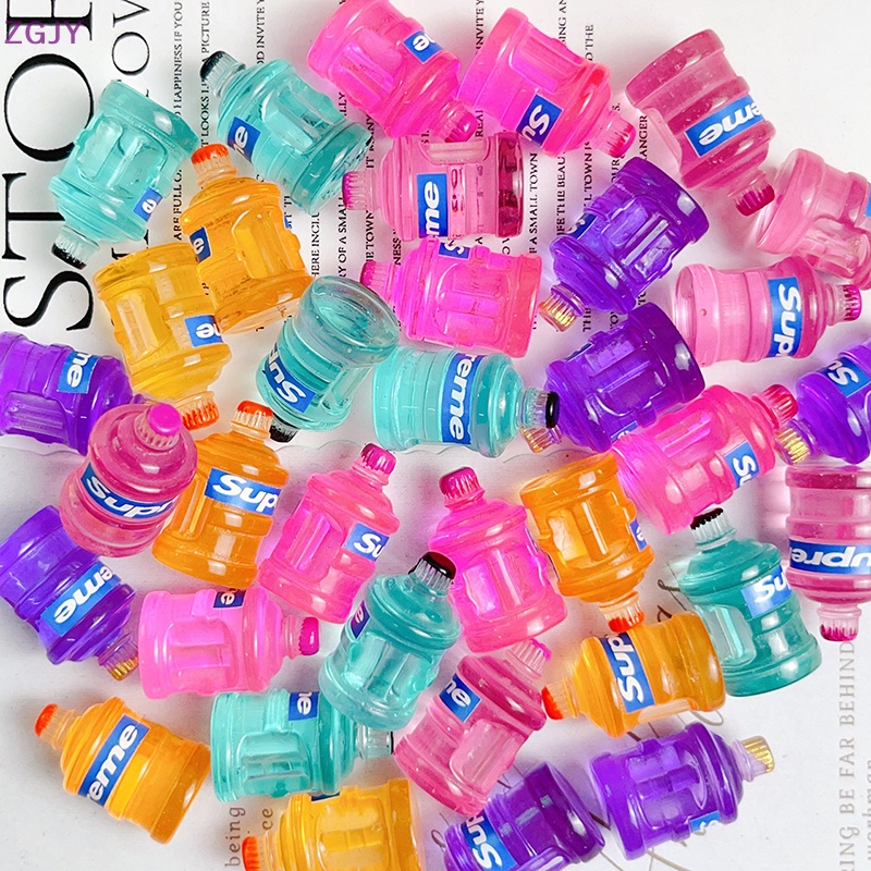 Set 5 Mô Hình Chai Kem Mini Bằng Nhựa Dạ Quang Dùng Để Trang Trí Ốp Điện Thoại Mới