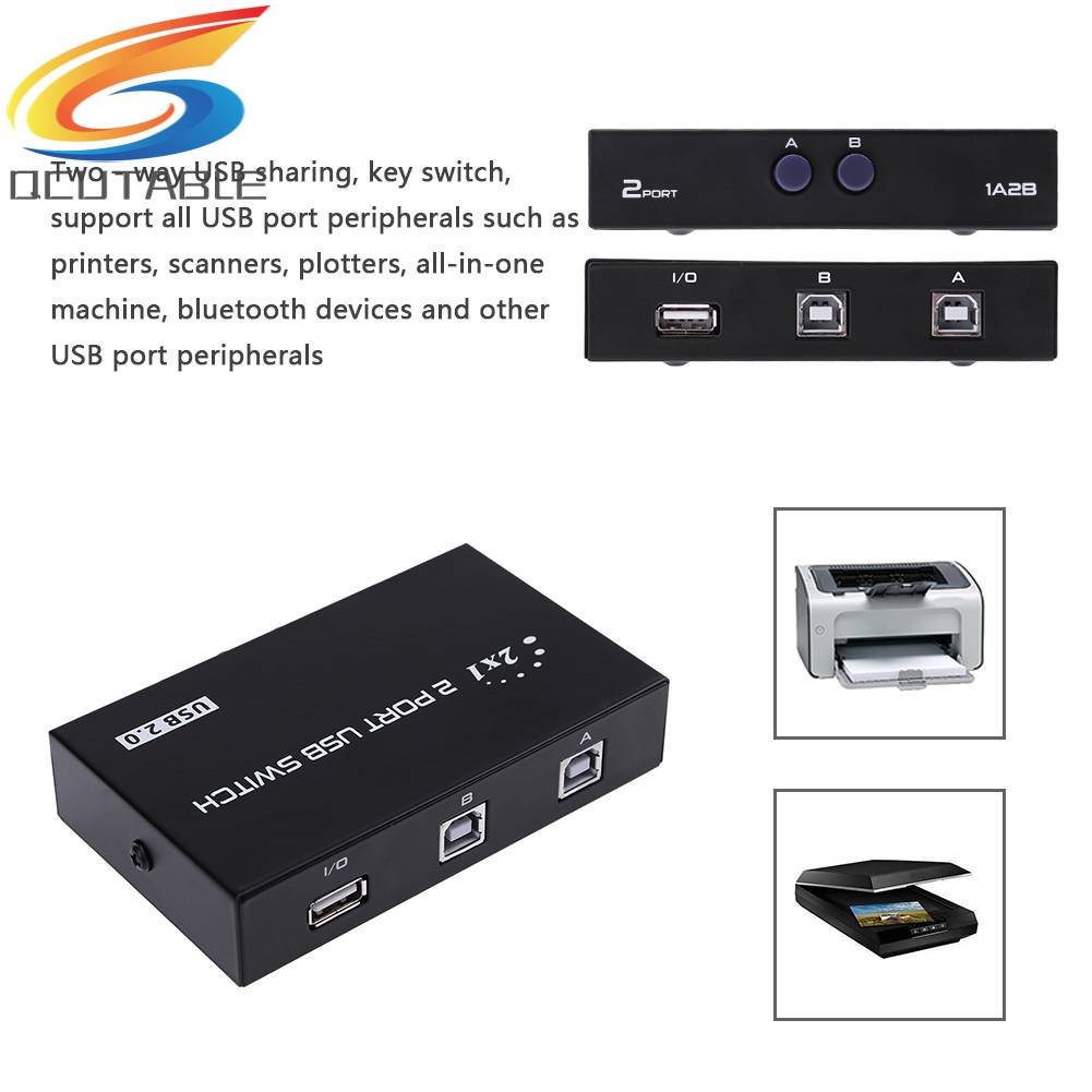 Bộ ChuyểN ĐổI 1A 2B 2 CổNg USB 2.0 Cho MáY In 2-1 CáI