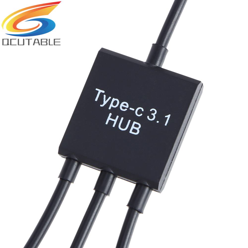 Bộ 2 Dây Cáp OTG Nối Dài Chuyển Đổi Cổng USB-A / F + Micro USB Sang Cổng USB 3.1 Type-C