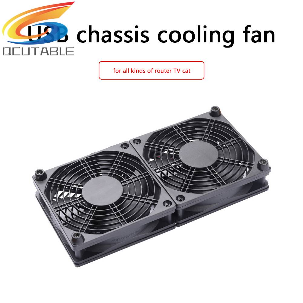Bộ Định Tuyến Quạt Tản Nhiệt Làm Mát Hộp TV Không Dây Kép