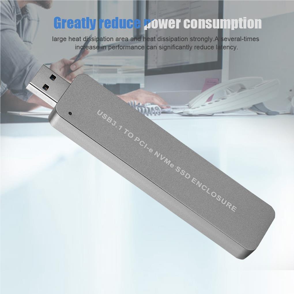 Hộp Đựng Ổ Cứng SSD M 2 NVME SSD Sang USB3 1 TYPE-A USB Ốp