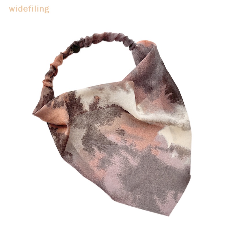 Khăn Bandana Mỏng Nhuộm Màu Hình Tam Giác Nhỏ Đơn Giản Thời Trang Mùa Hè Cho Nữ