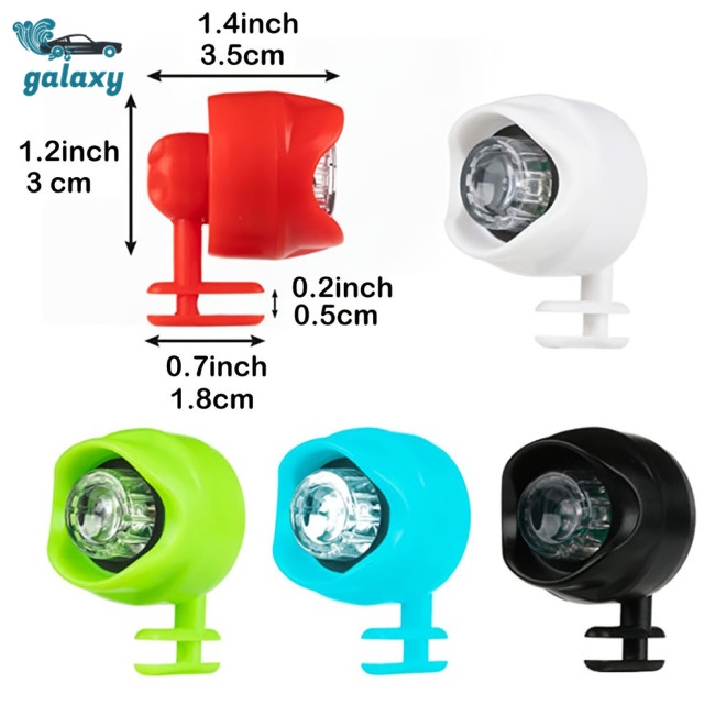 Galaxy Bộ 2 Đèn Pha Croc Ipx5 Chống Thấm Nước Có Thể Sạc Lại Bằng Cổng Usb Cho Hoạt Động Ngoài Trời