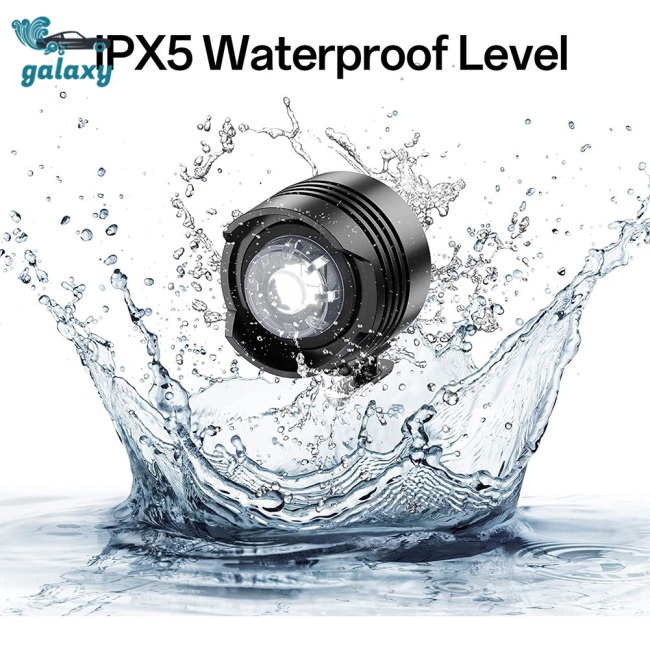 Galaxy Bộ 2 Đèn Pha Croc Ipx5 Chống Thấm Nước Có Thể Sạc Lại Bằng Cổng Usb Cho Hoạt Động Ngoài Trời