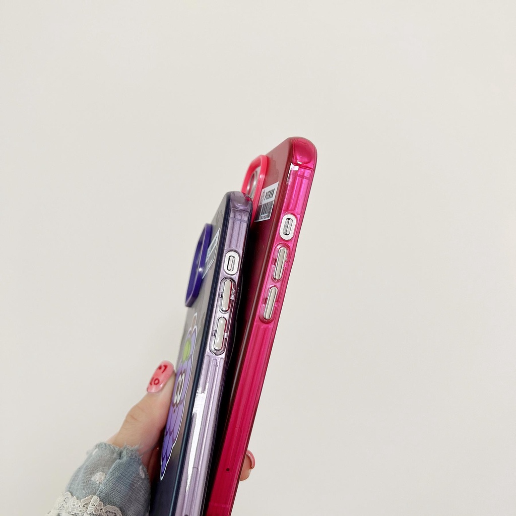 Ốp Điện Thoại Tpu Mềm Chống Sốc Họa Tiết Trái Cây Hoạt Hình Màu Bạc Cho iPhone 14 13 12 11 Pro Max