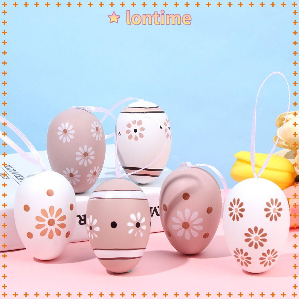 LONTIME Trứng Phục Sinh Tự Tô Màu Thủ Công Trang Trí
