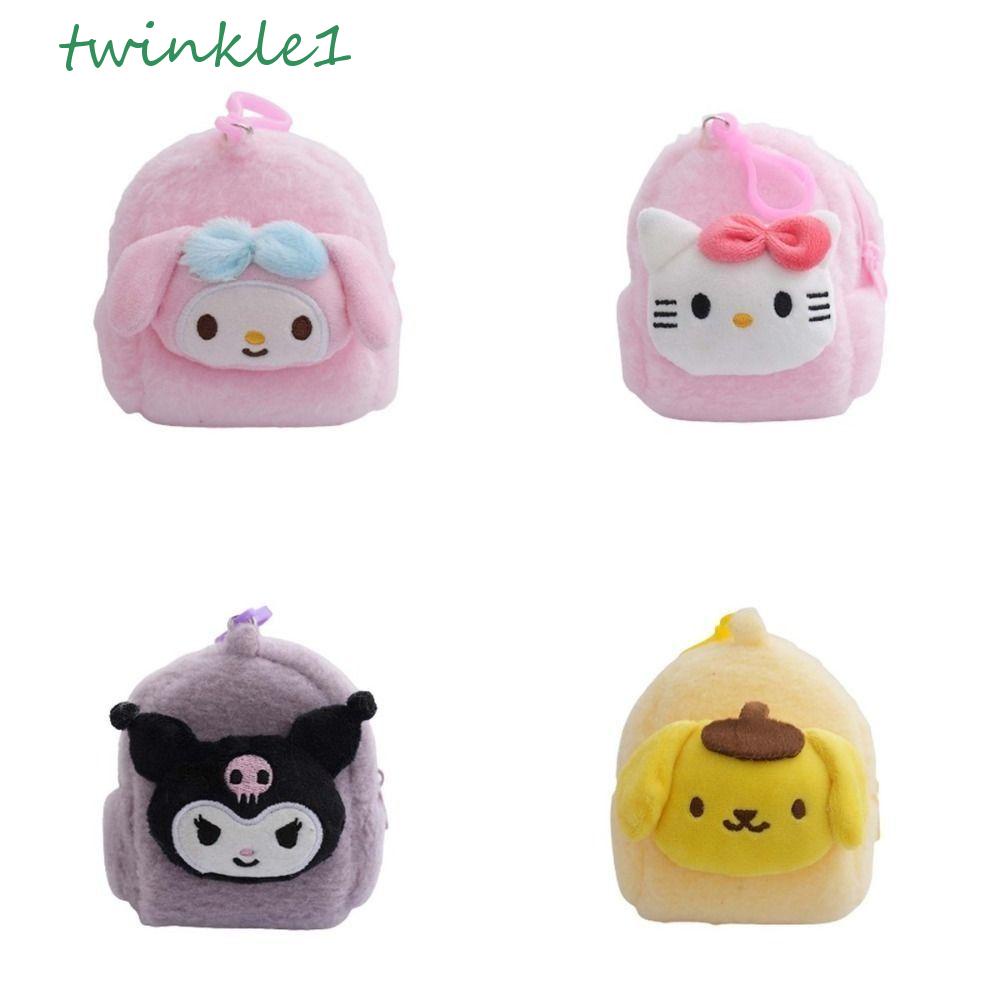 Ví Nhồi Bông Hình Kuromi Melody Lấp Lánh Sức Chứa Lớn Cho Nữ