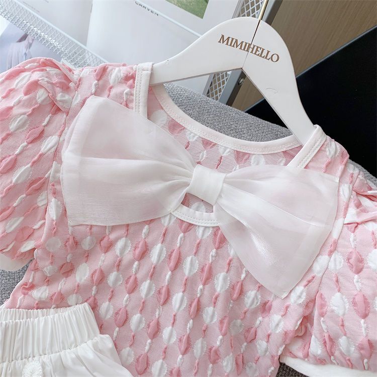 Set Áo Thun Ngắn Tay Và Chân Váy Ngắn Thời Trang Cho Bé Gái 5-6 - 7-8 - 9-10 - 11-12 - 13-14 Tuổi