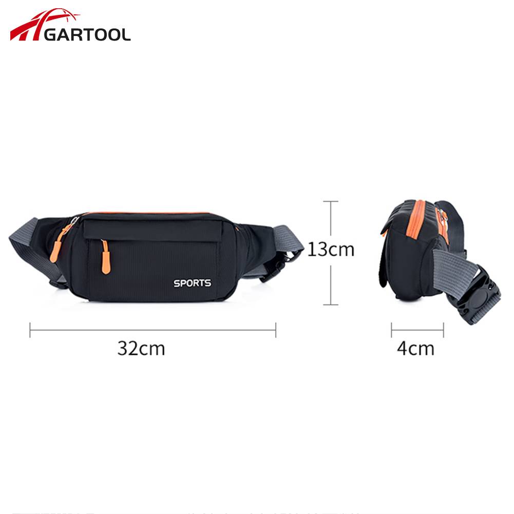 Casual Fanny Pack Women Men Waterproof Oxford Travel Running Crossbody Wais