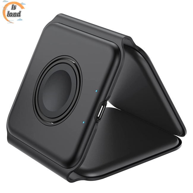 Đế Sạc Điện Thoại / iwatch / airpods Không Dây 15w Từ Tính Gấp Gọn Được 3 Trong 1