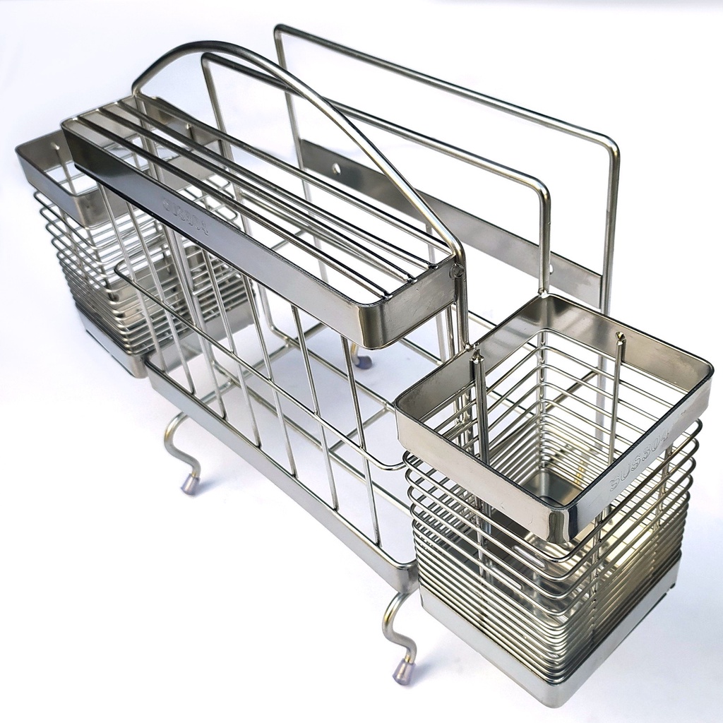 Kệ Dao Thớt Đa Năng INOX KI-T02- Kích thước 42x17x31cm