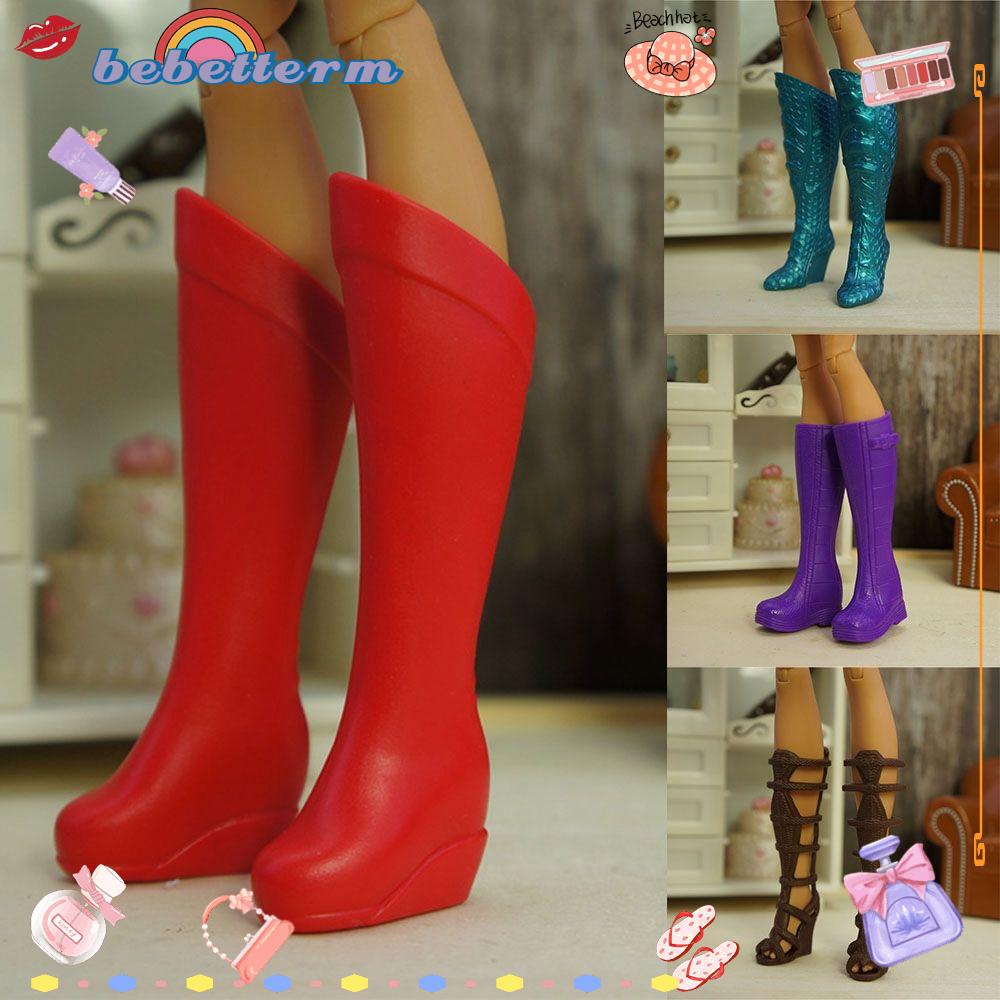 BEBETTERM 1 Đôi Giày Bốt Búp Bê Dài 3.4cm Nhiều Màu Sắc Dễ Thương Cho Nữ