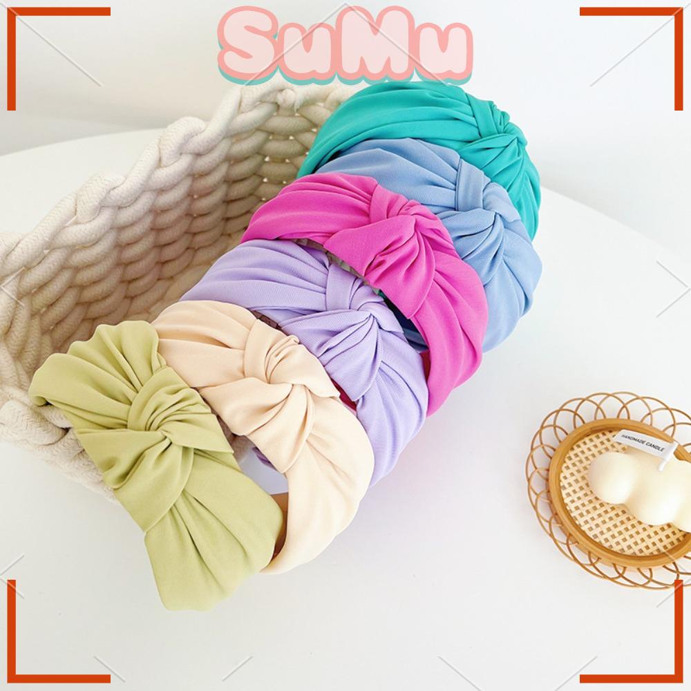 SUMU Băng Đô Cài Tóc Màu Sắc Ngọt Ngào Thời Trang Cho Nữ