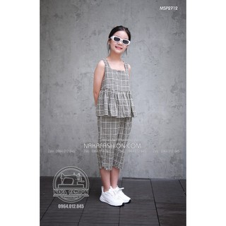 [Có sẵn] [Ảnh thật] Bộ Cổ Vuông Suzy - MSP 2712