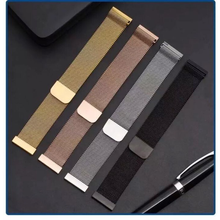 Dây Đeo Đồng Hồ Bằng Kim Loại Nam Châm 22mm Tháo Lắp Dễ Dàng