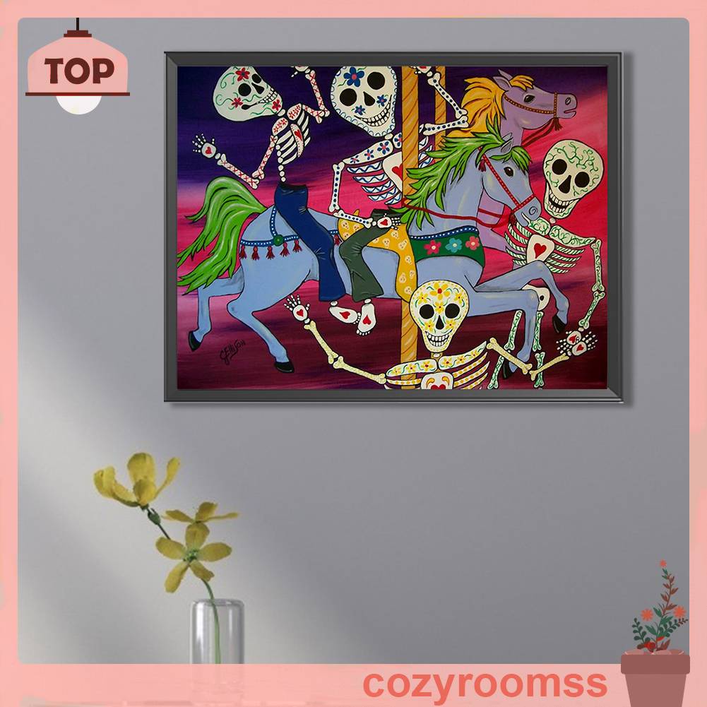 Tranh Đính Đá Kim Cương Toàn Bộ 5D DIY Hình Vẽ Khủng Long