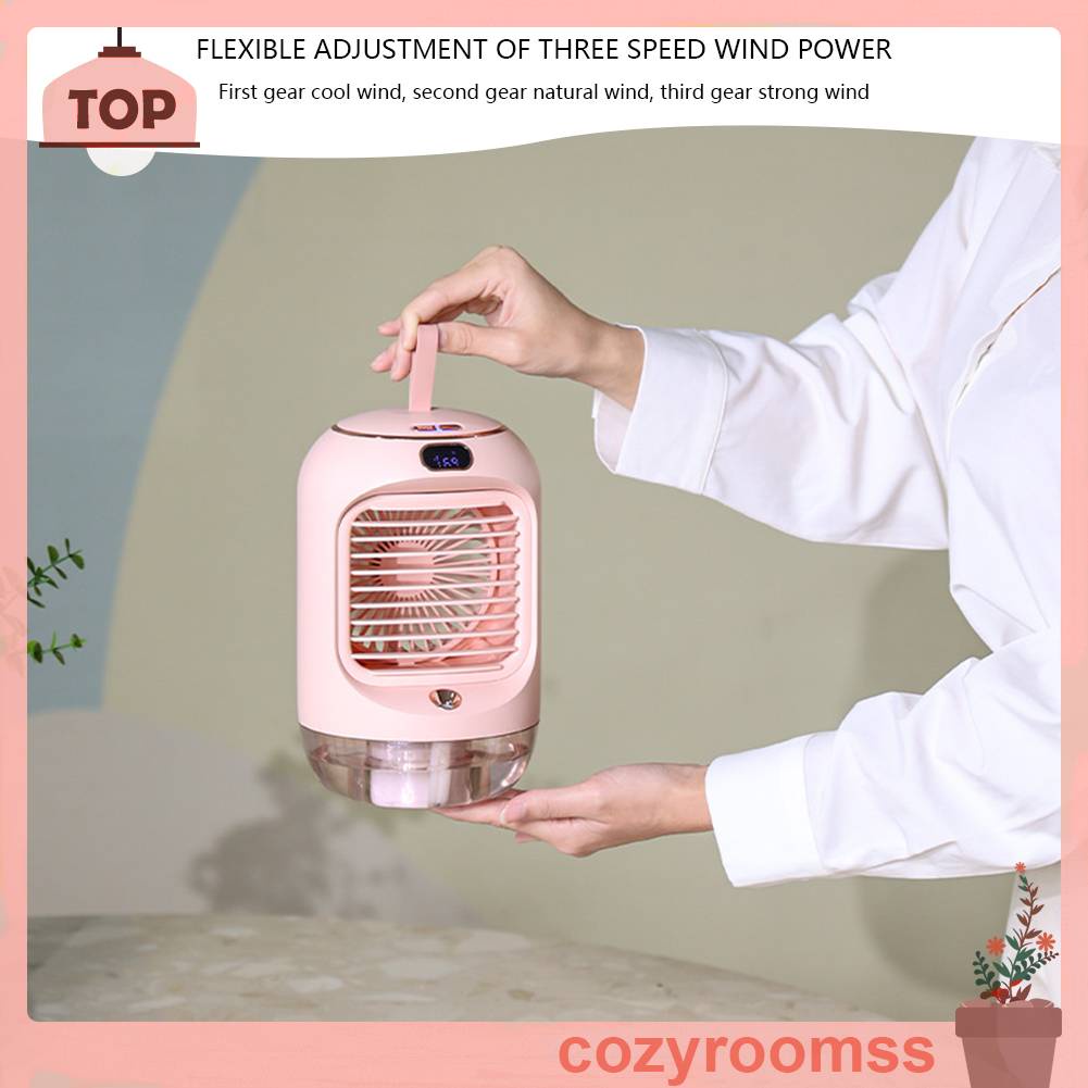 Quạt Điều Hòa 3600mAh 3 Tốc Độ Tiện Dụng Cho Gia Đình / Văn Phòng