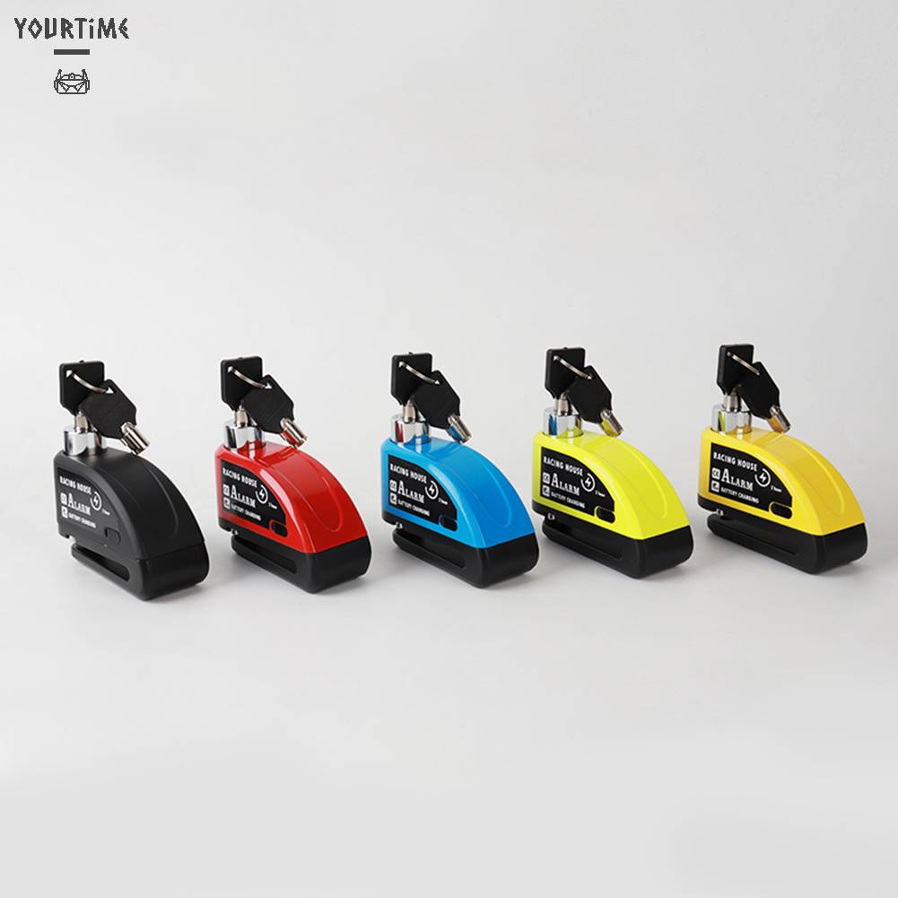 Ổ Khóa Phanh Đĩa Xe Máy Chống Nước 500mAh Có Thể Sạc Lại