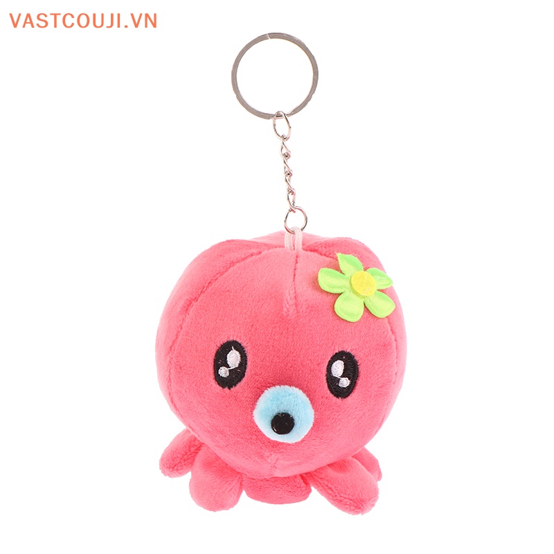 Móc Khóa Hình Bạch Tuộc Nhồi Bông Đáng Yêu