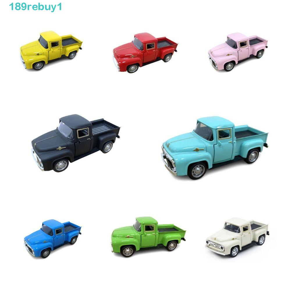 Mô Hình Xe Tải Pickup REBUY1 Bằng Hợp Kim Tỉ Lệ 1 / 32 Kiểu Cổ Điển Độc Đáo Cho Bé Trai