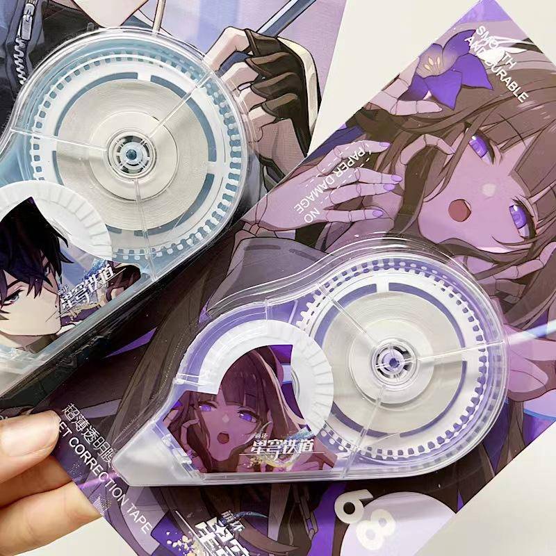 Bút Xóa Kéo Màu Trắng In Hình Star Rail Dan Heng March 7th Bronya Seele Asta Herta Akane