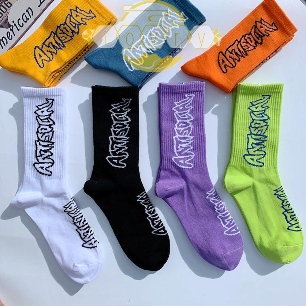 IVORY Tất Cotton In Chữ Cho Nam Và Nữ