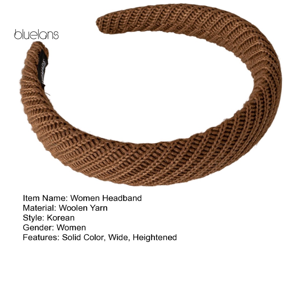 Băng Đô Cài Tóc Bản Rộng Chống Trượt Màu Sắc Đơn Giản Phong Cách Hàn Quốc Cổ Điển Dành Cho Bạn Nữ