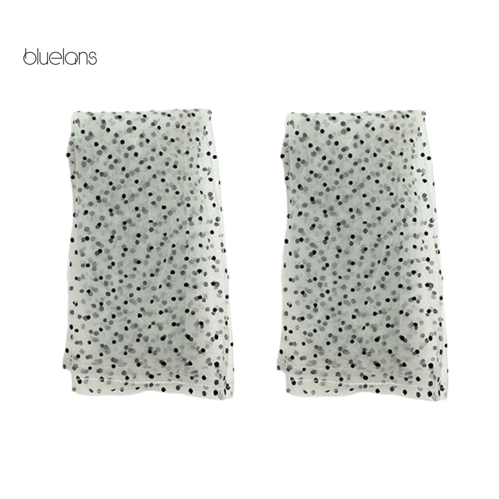 1 Đôi Găng Tay Lưới Xuyên Thấu Họa Tiết Chấm Bi Siêu Mềm Cho Cô Dâu