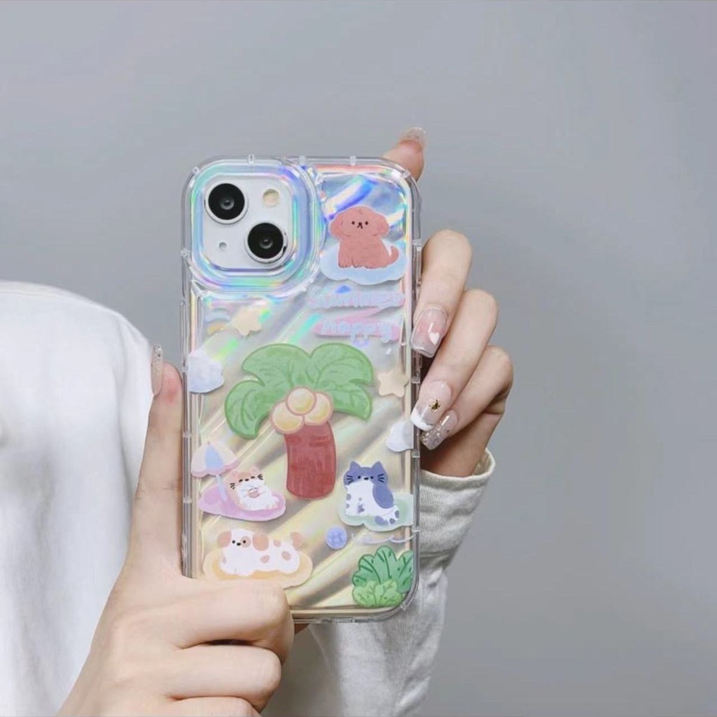 Ốp Điện Thoại Mềm Trong Suốt In Hình Cún Bơi Lội Dễ Thương Cho Iphone XR XiPhone12PRO147PLUS8 / Apple ADH5