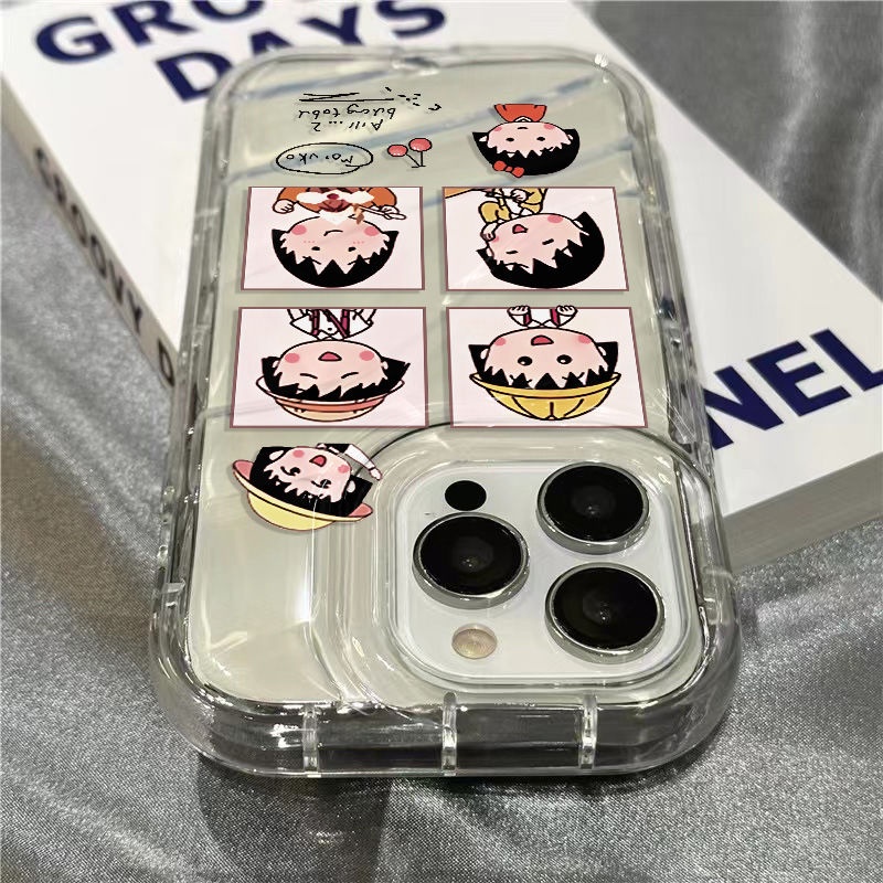 Ốp Điện Thoại Dẻo Trong Suốt Họa Tiết Hoạt Hình Maruko Cho iPhone14promax 1312 / 11 7 / 8plus xr / sins 667Z