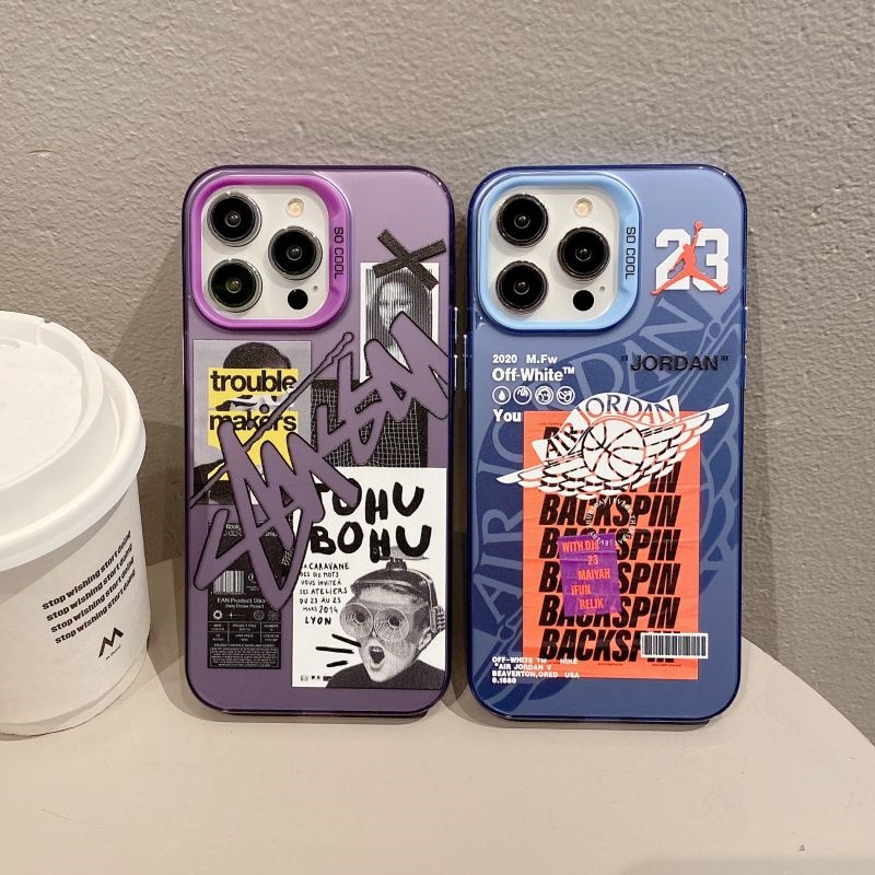 Ốp Điện Thoại Cứng In Logo Jordan Cho iPhone 14 / 13 / 12 Pro max / 13Pro / 12Pro / 12 / iPhone 11 / 14 Pro max