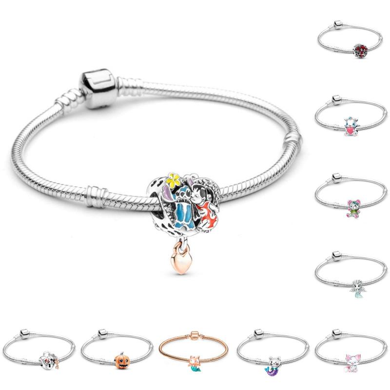 PANDORA  Mickey Pumpkin hoạt hình Bracelet