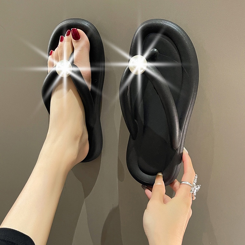 Dép Xỏ Ngón Đế Bằng Thời Trang Đi Biển Mùa Hè Cho Nữ