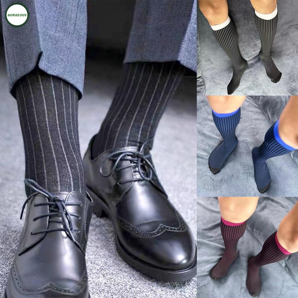 New Coming~Get the Best of Both Worlds with Mens Striped Business Socks Breathable & Casual#Home Essentialses