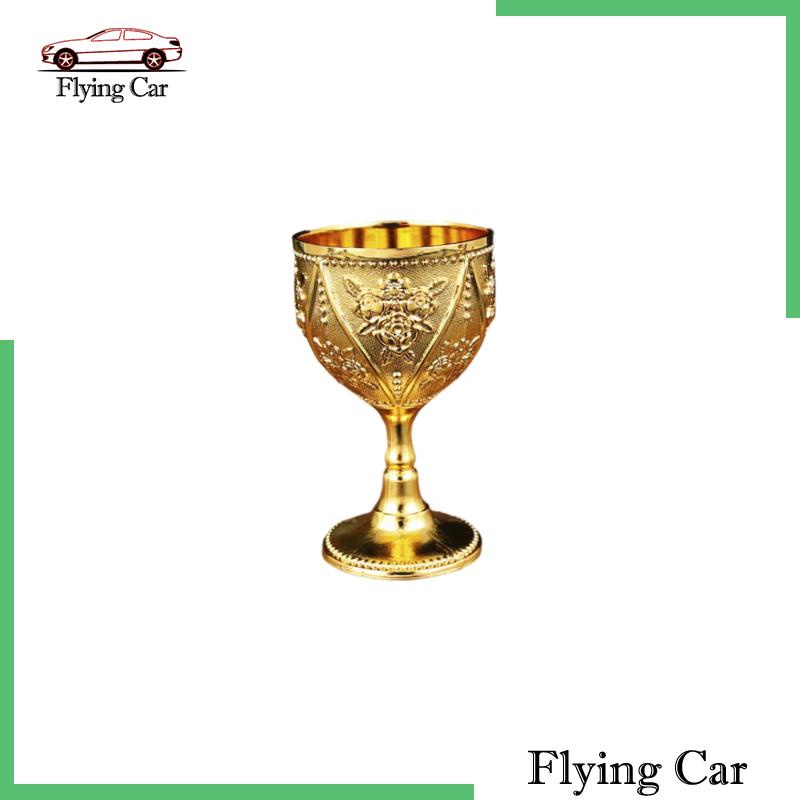 Cốc Uống Nước Mini 30ml Bằng Hợp Kim Phong Cách Châu Âu Cổ Điển