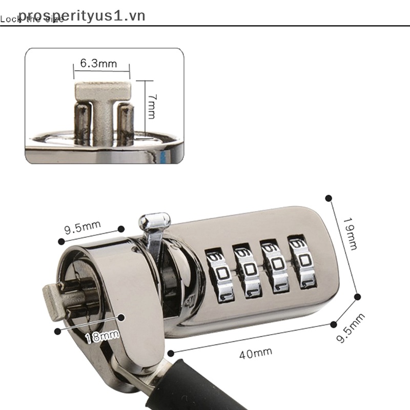 [prosperityus1] Thiết Bị Khóa Mật Khẩu Cho Màn Hình Kỹ Thuật Số / Máy Tính / Laptop Chống Trộm Bảo Vệ