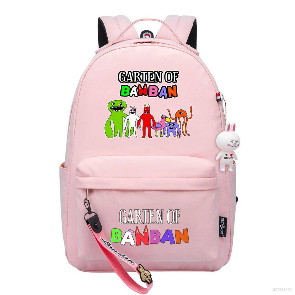 Ba Lô Đa Năng Chống Thấm Nước Thoáng Khí In Họa Tiết Garten of Banban Thời Trang Cho Nữ
