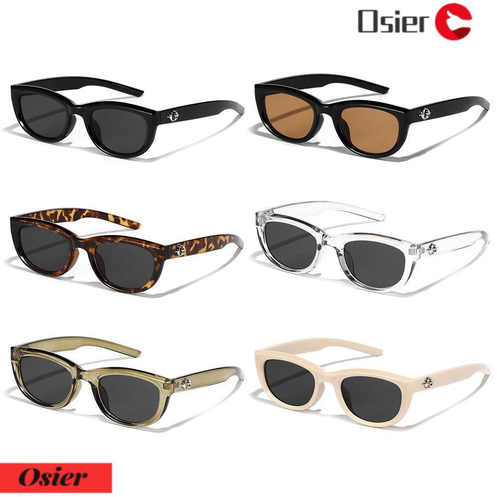 OSIER1 Kính Mát Oval Thời Trang Mới Y2K Cho Nam