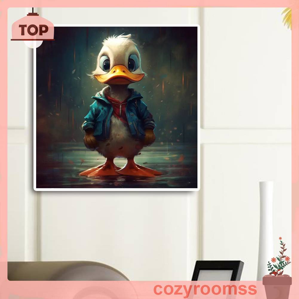 Tranh Đính Đá Kim Cương Toàn Bộ 5D DIY Hình Vẽ Vịt Donald