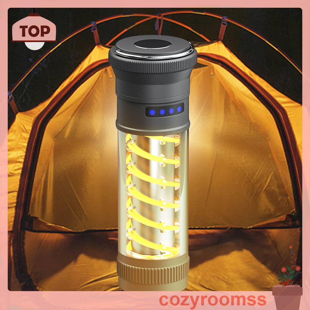 Đèn Cắm Trại Chống Thấm Nước Sạc USB Loại C 10-150LM 1800mAh