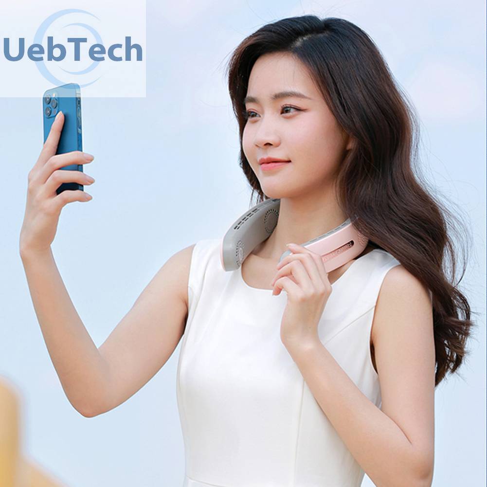 Quạt Làm Mát Đeo Cổ Không Cánh Tiện Dụng Khi Chơi Thể Thao / Du Lịch