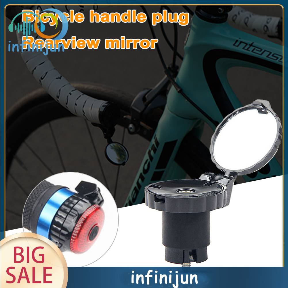 Gương Chiếu Hậu Phản Quang An Toàn Gắn Tay Lái Xe Đạp