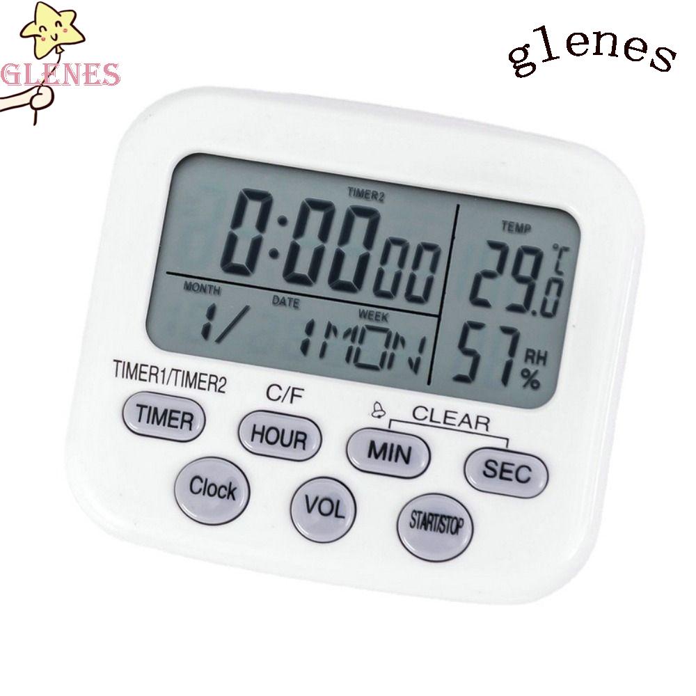 Đồng Hồ Đo Nhiệt Độ Và Độ Ẩm Màn Hình LCD Cho Nhà Bếp