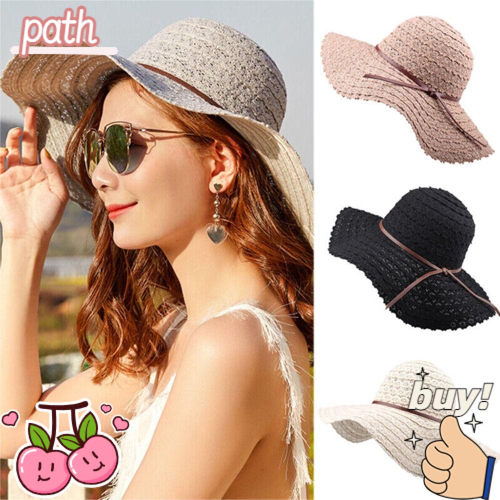 PATH Mũ Cói Rộng Vành Chống Tia UV Có Thể Gấp Gọn Tiện Dụng