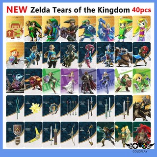 Bộ 40 Thẻ Game Zelda Tears of the Kingdom GondorF Amiibo NFC Linkage