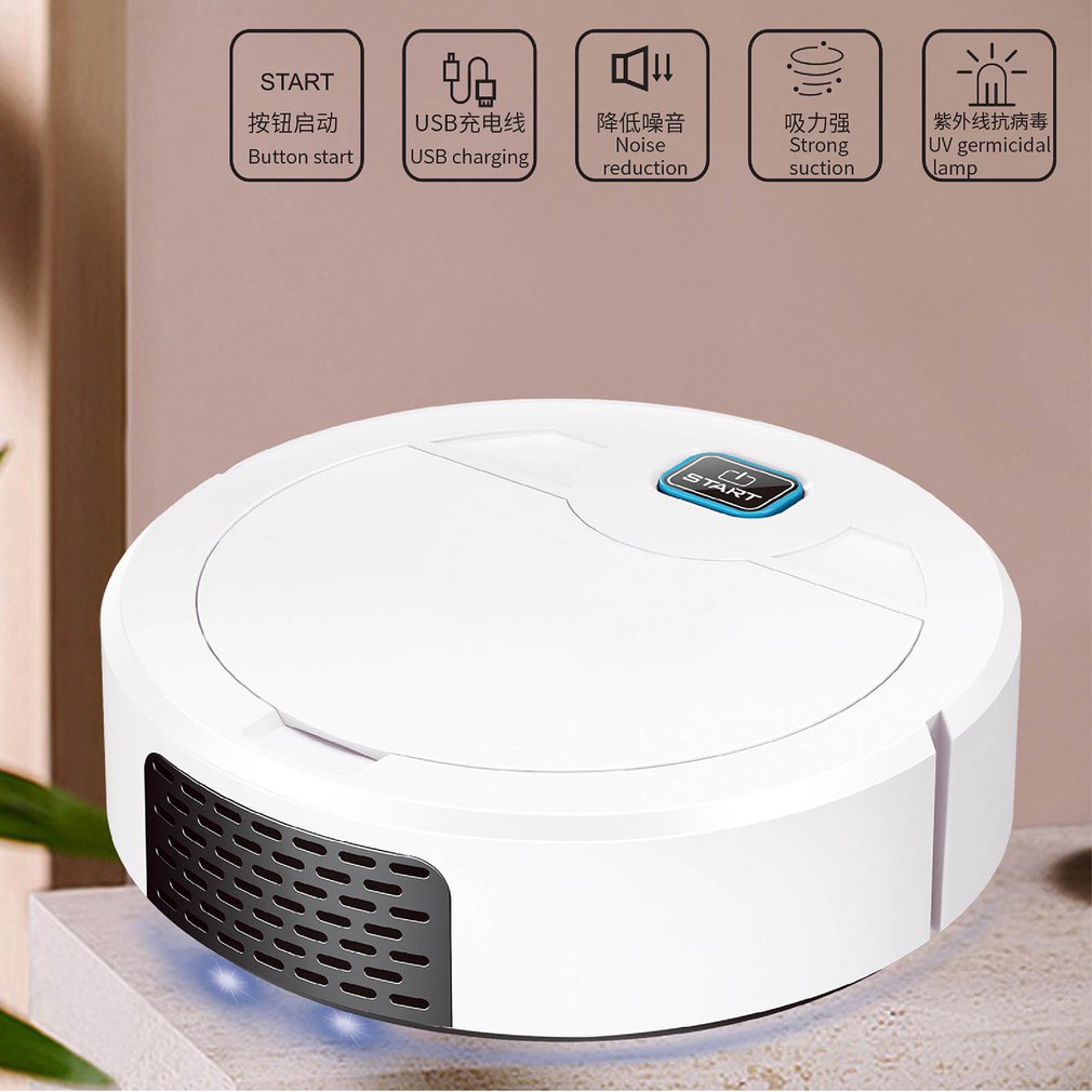 =Christmas=3-In-1 Sweeping Robot Vacuum Smart Sweep Ultraviolet Vacuum Cleaners