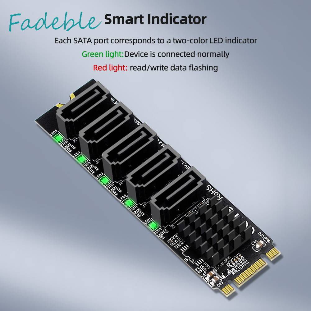Cáp ChuyểN ĐổI M.2 NGFF B-Key Sata Sang SATA3 6Gbps JM575 Chipset