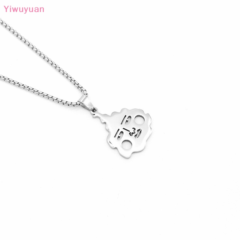 Vòng cổ Thép Titan Mặt Hình Mob Psycho 100 Dễ Thương Cho Cặp Đôi