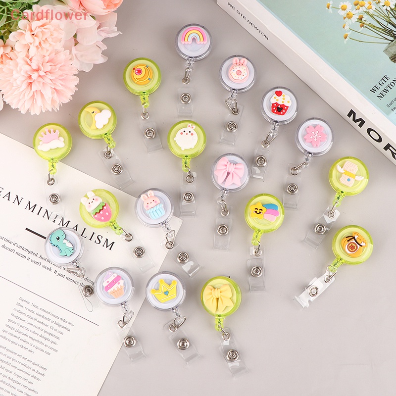 Túi Đựng Thẻ Id / Huy Hiệu Họa Tiết Hoạt Hình Dễ Thương Có Thể Thu Gọn Cho Học Sinh / Y Tá Mới