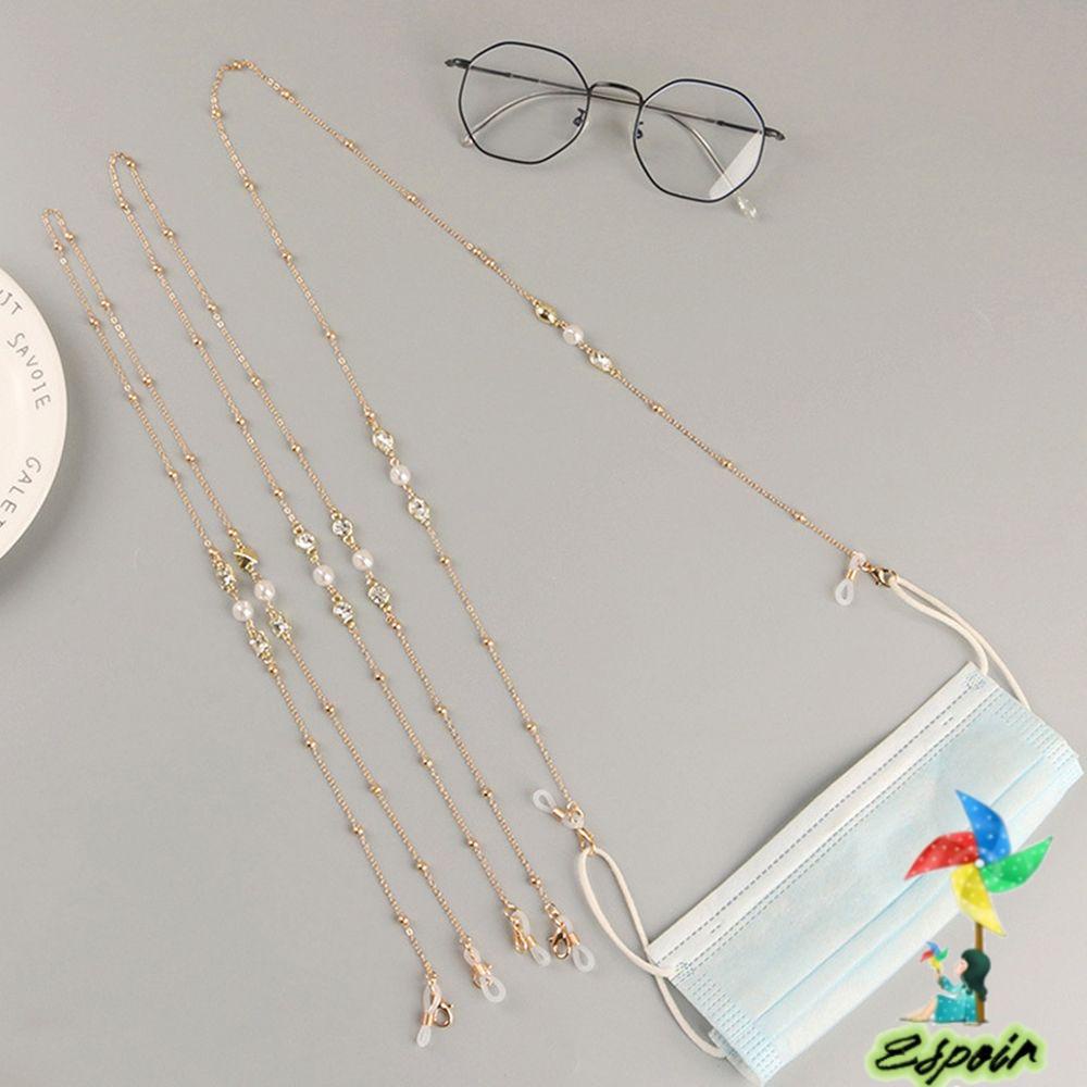 ESPO Dây Đeo Giữ Mắt Kính Chống Trượt Đính Pha Lê